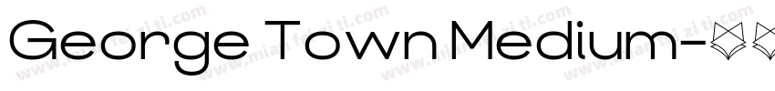 George Town Medium字体转换